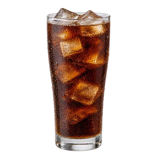 Vaso de refresco de cola