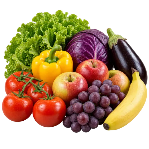 Frutas y verduras frescas